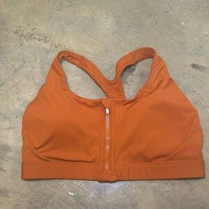 Athleta Ultimate Zip Front Bra A-C Sports Bra